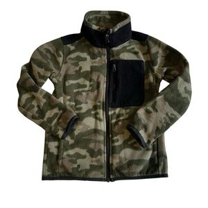 XS 5T Amazon Essentials Camouflage Fleece Jacket